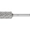 Pferd Carbide Bur - Cylind. (Plain End), STEEL Cut - 5/8" x 1" x 1/4" Shank - SA-6 24118 - alternate 1